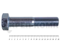 Болты DIN 931, с неполной резьбой, цинк, 36х180 мм, пр.8.8 (19,4 кг/11)