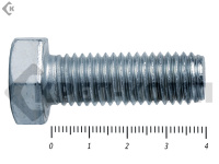 Болт полная резьба, цинк DIN933 14х 40 пр.5,8 (4шт) 