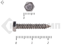 Саморез с шестигранной головой Нержавейка DIN7976 А2 3,9х22 (1000шт)