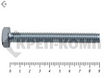Болт полная резьба, цинк DIN933 8х 90 пр.5,8 Фасовка (2кг/60) – фото